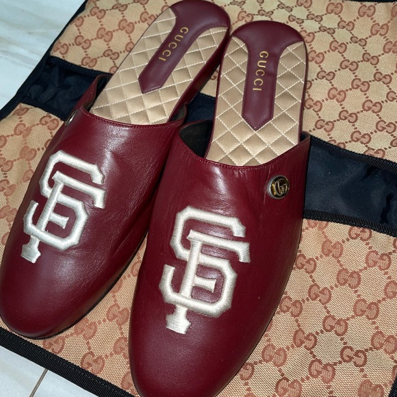 Gucci x SF men’s mules size 10.5 - Picture 2 of 6